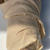 [sold out] Prewashed medium-weight linen fabric [Camel]