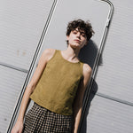 BAY-2 linen top - notperfectlinen