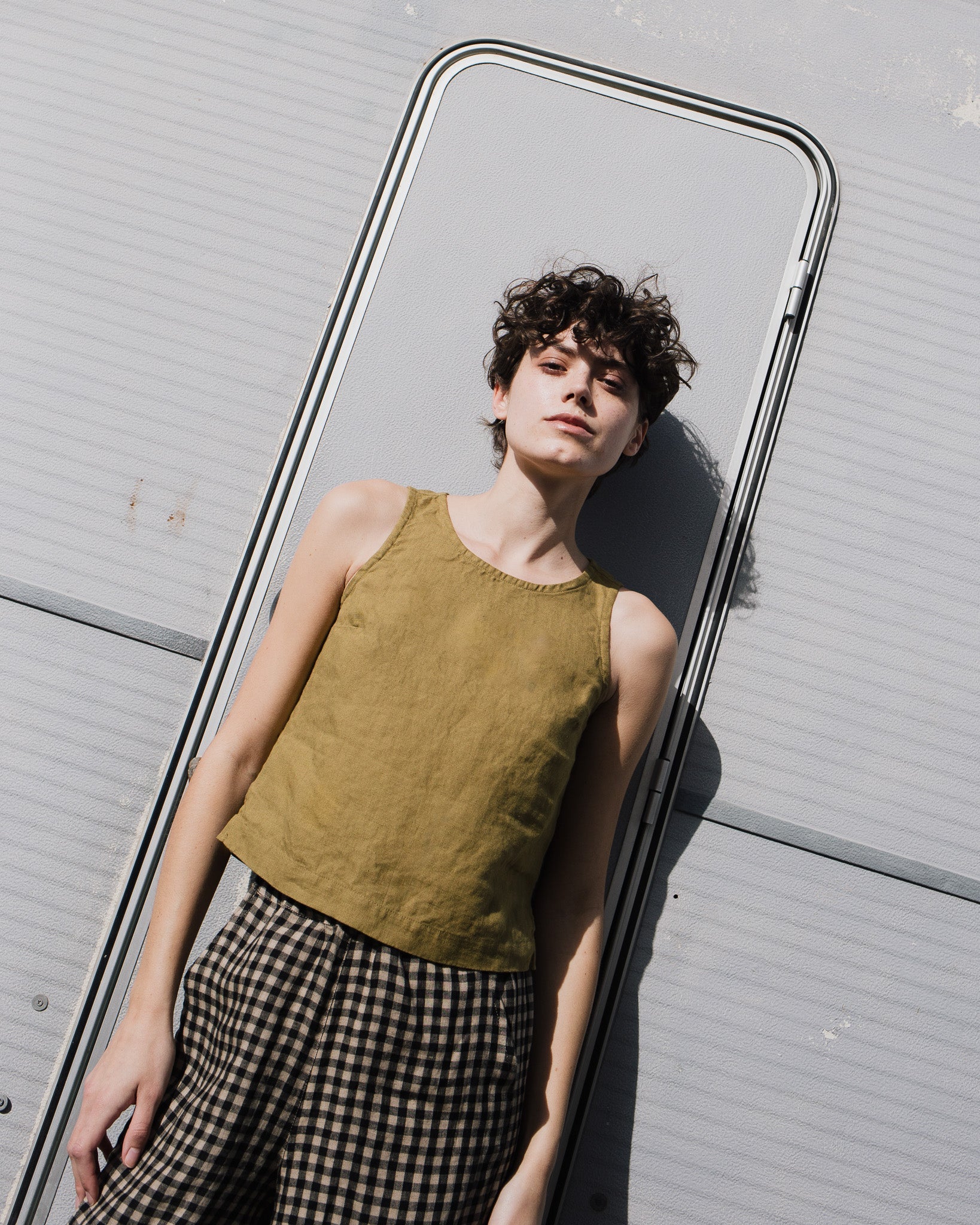 BAY-2 linen top - notperfectlinen