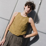 BAY-2 linen top - notperfectlinen