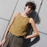 BAY-2 linen top - notperfectlinen