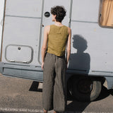 Maxi WELS wide leg linen pants