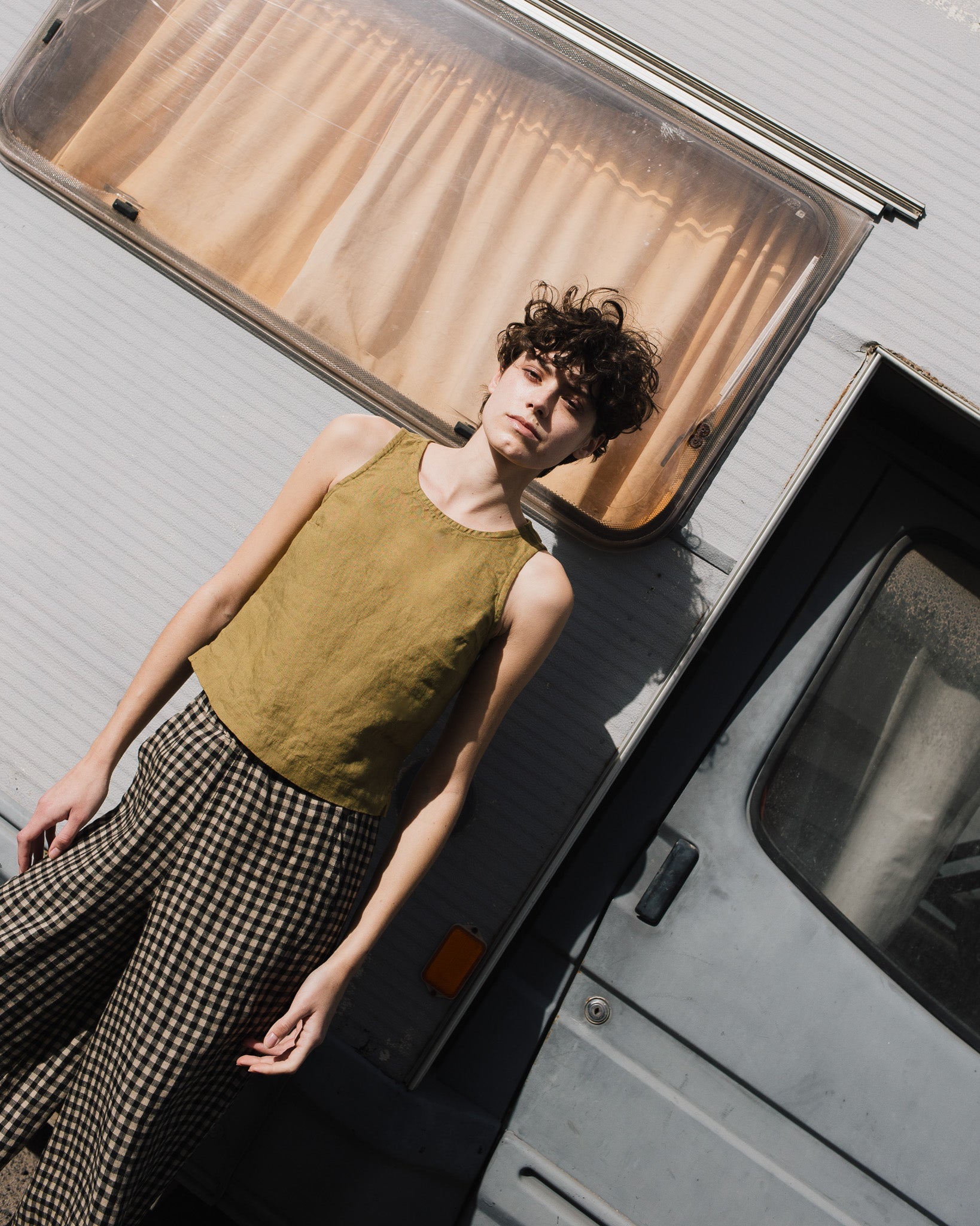 BAY-2 linen top - notperfectlinen