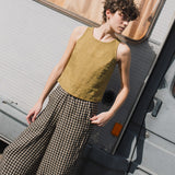 Maxi WELS wide leg linen pants