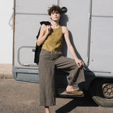 Maxi WELS wide leg linen pants