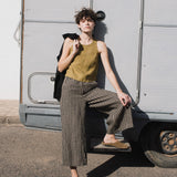 Maxi WELS wide leg linen pants - notperfectlinen