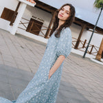 ANGEL maxi button down dress linen - notperfectlinen