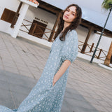 ANGEL maxi button down dress linen - notperfectlinen