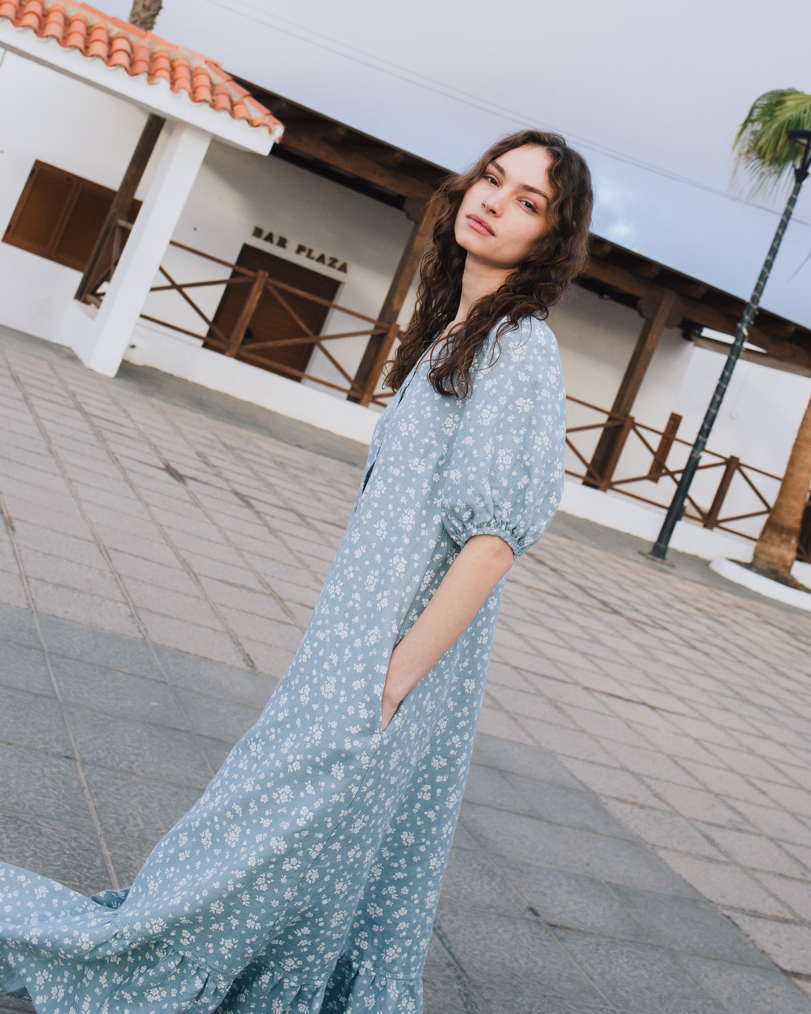 ANGEL maxi button down dress linen - notperfectlinen