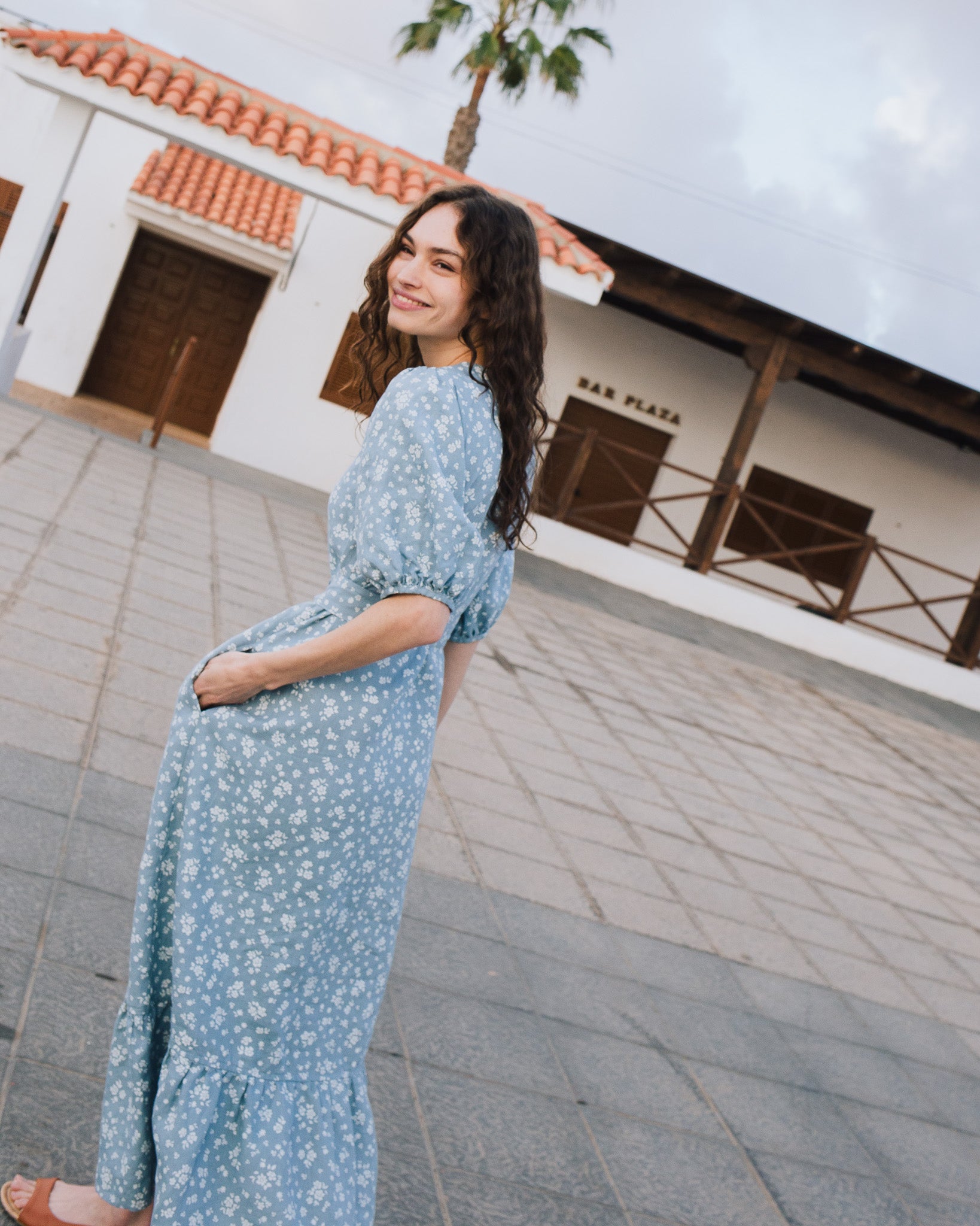 ANGEL maxi button down dress linen - notperfectlinen