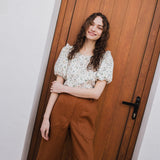 SARAH fit and flare pants - notPERFECTLINEN