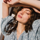 ELLA knot front button shirt linen - notperfectlinen