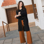 LIVORNO-2 oversized linen collar shirt - notperfectlinen