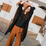 LIVORNO-2 oversized linen collar shirt - notperfectlinen