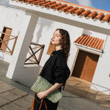 BAY cropped linen top - notperfectlinen