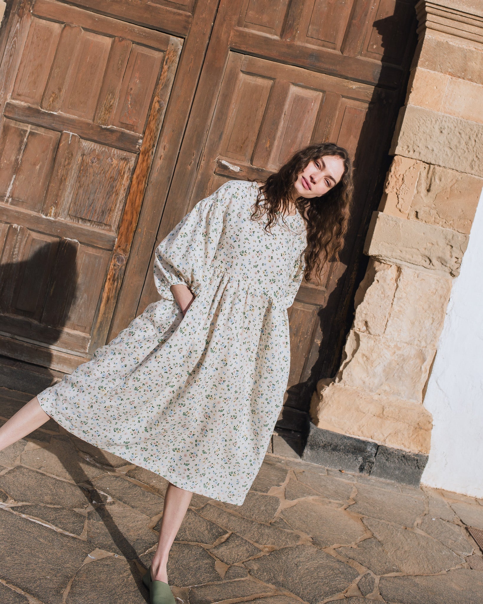 MONTMARTE oversized linen dress - notperfectlinen