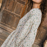 R: MONTMARTE oversized linen dress (Size: XS; Color: Sage Blossom)