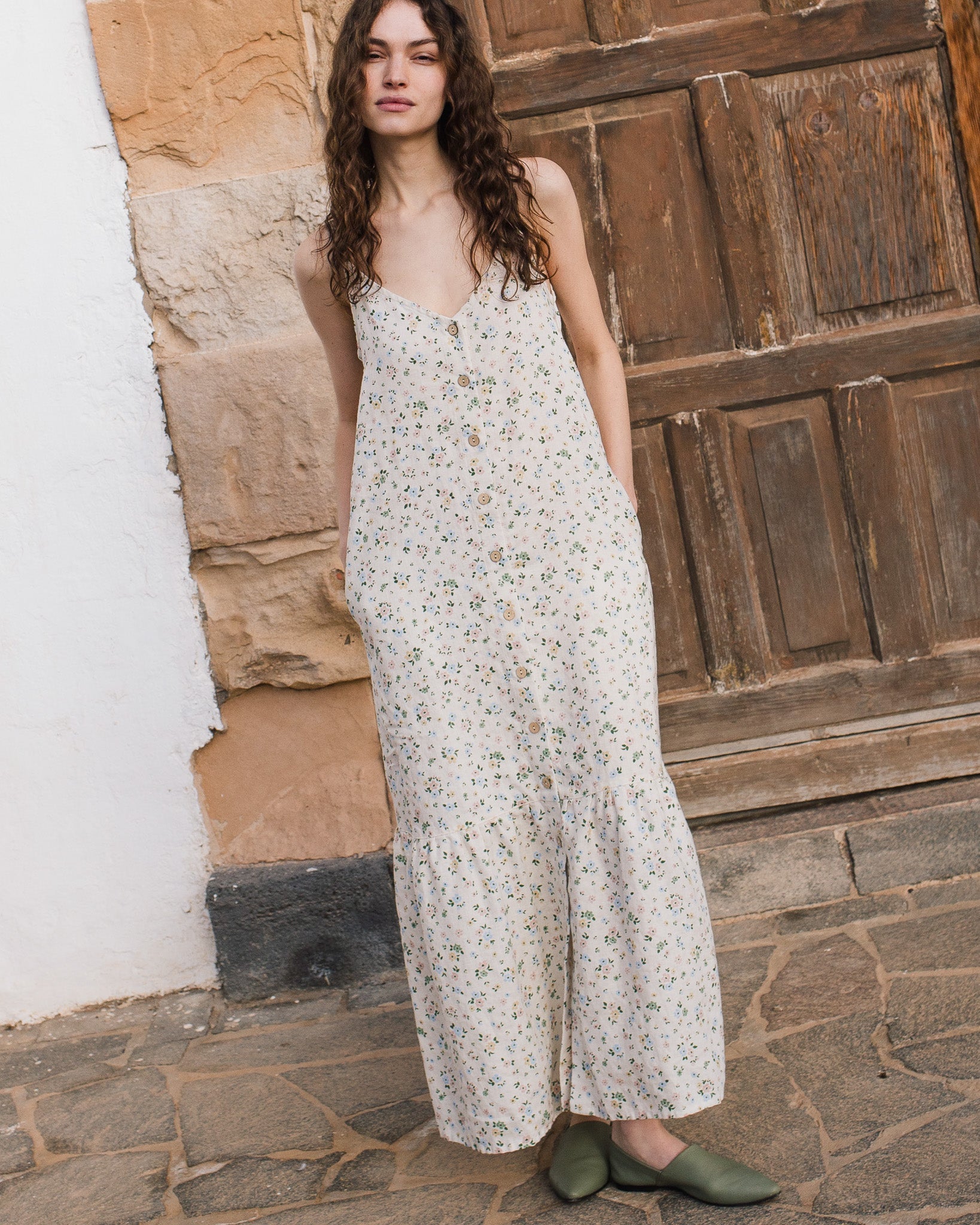 PAULA slip linen dress - notperfectlinen