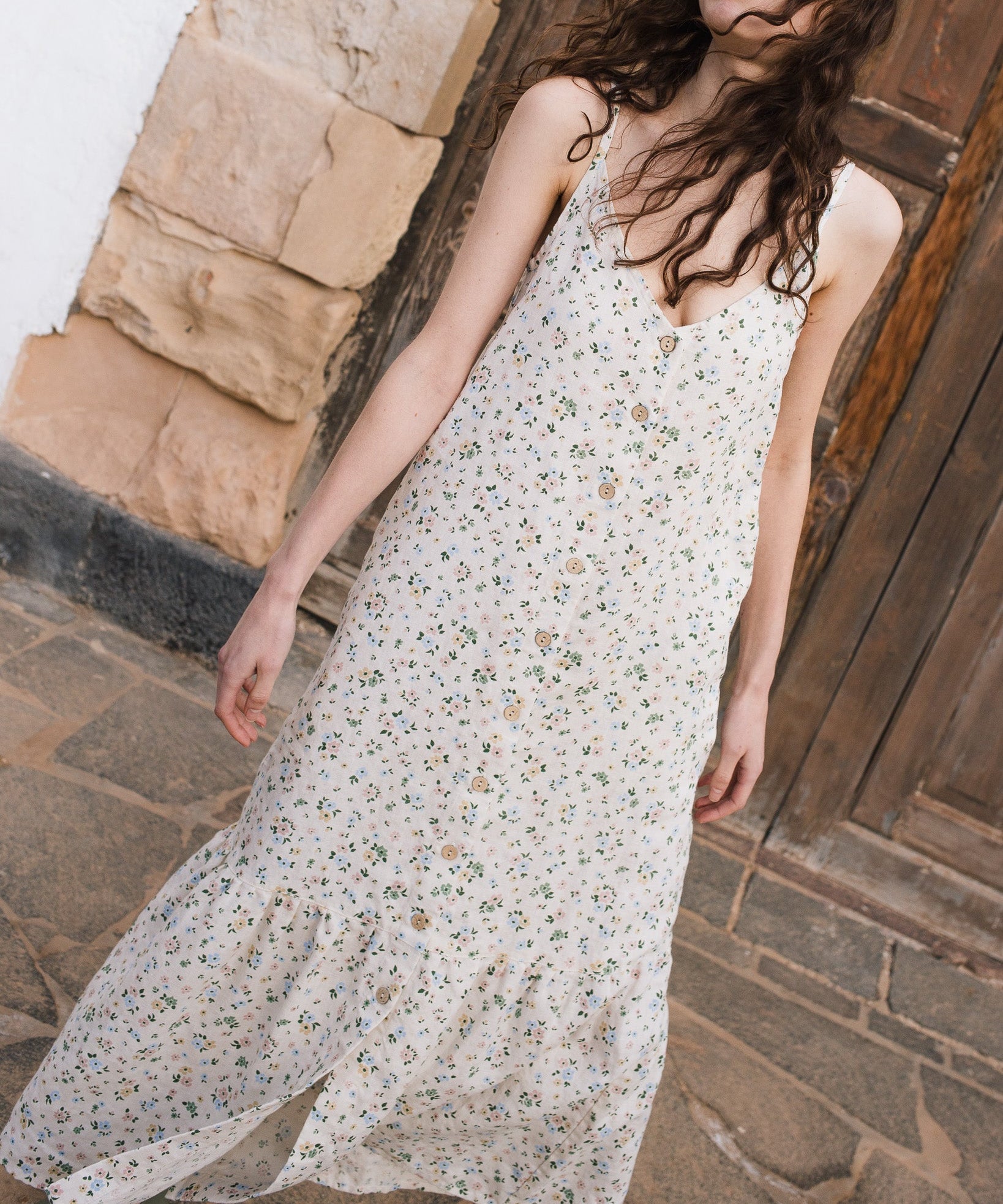 PAULA slip linen dress - notperfectlinen