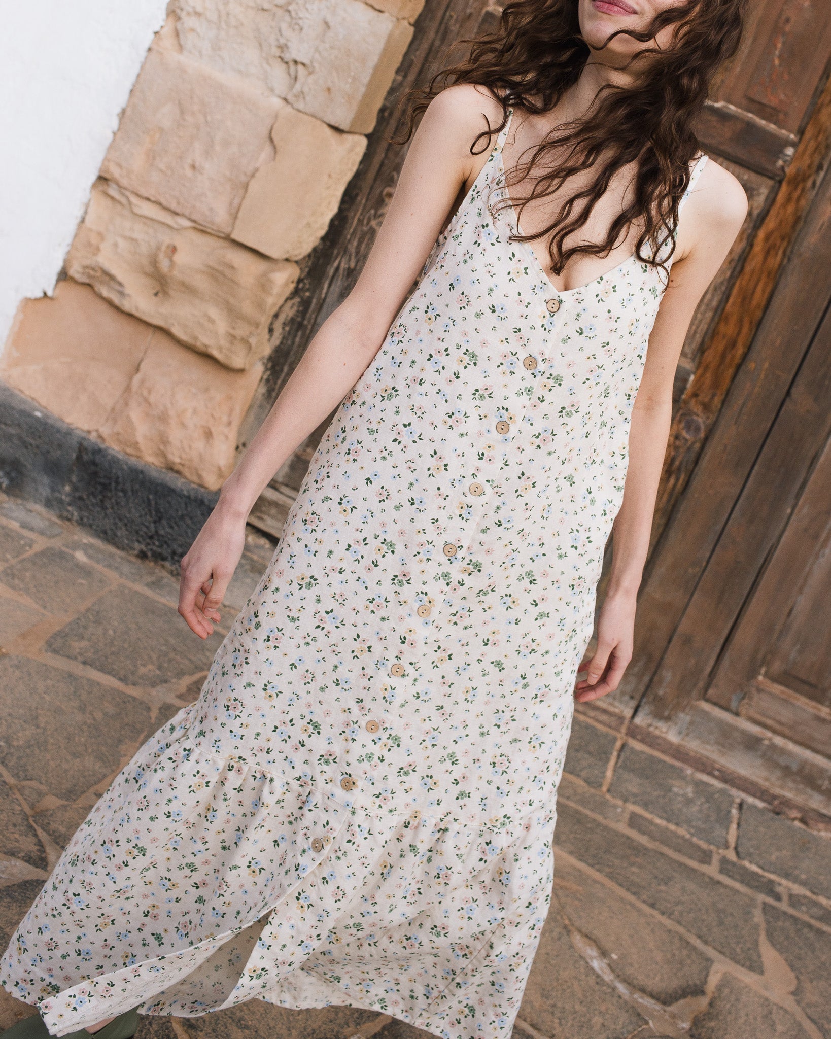 PAULA slip linen dress - notperfectlinen