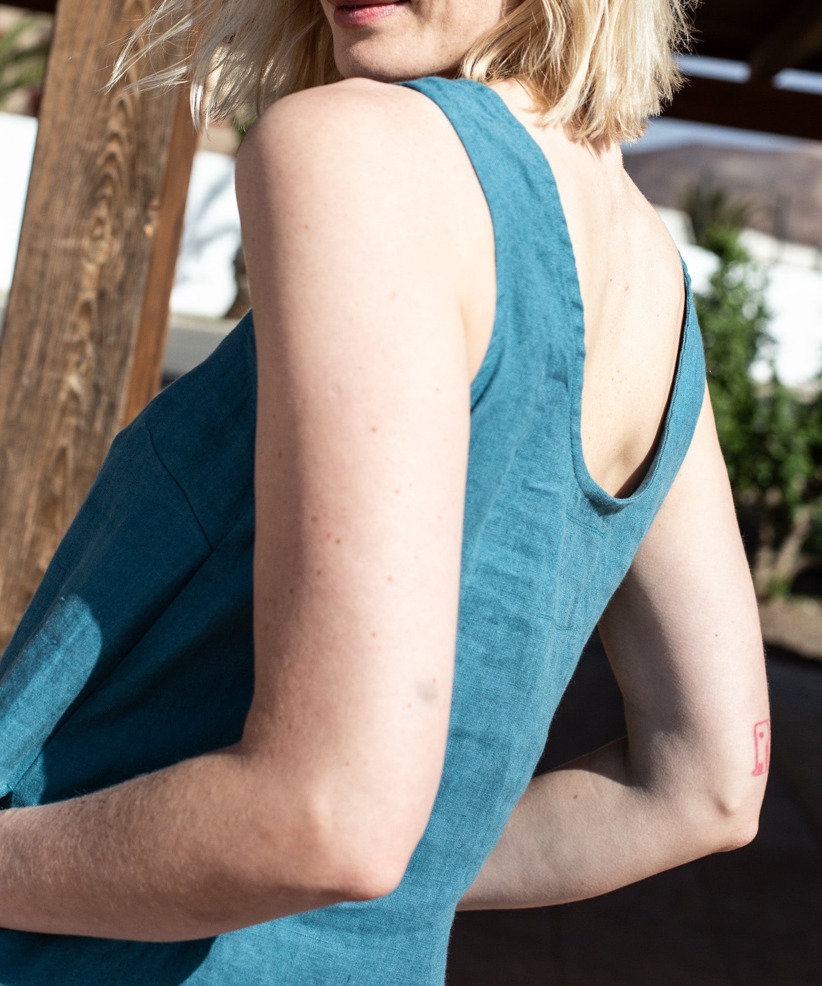 SARDINIA long linen dress - notPERFECTLINEN