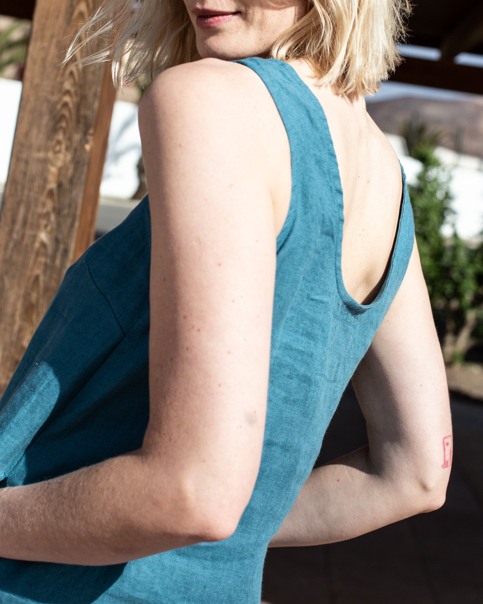 SARDINIA long linen dress - notPERFECTLINEN