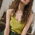 SORRENTO cami linen top - notPERFECTLINEN