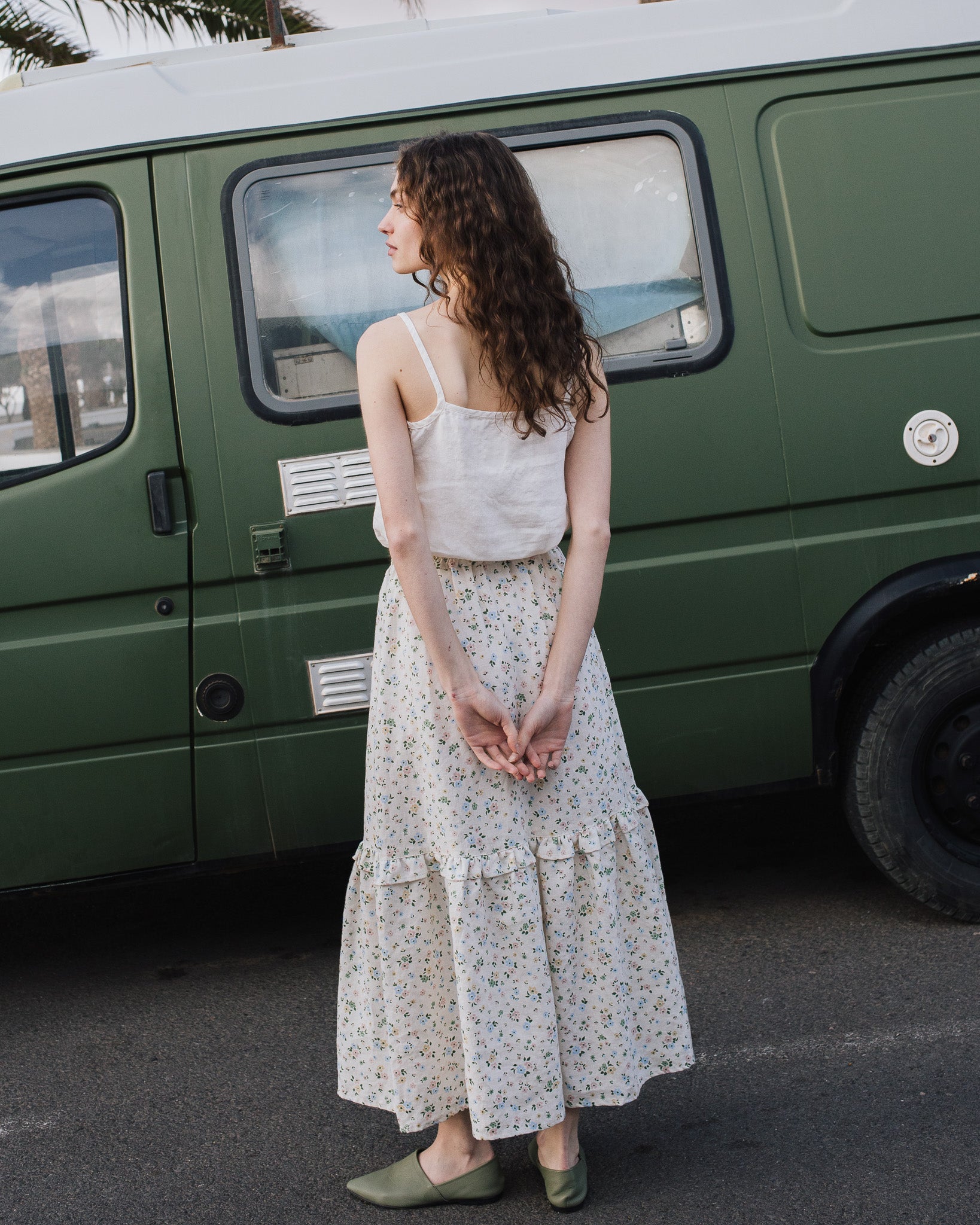 WILLOW maxi linen skirt - notPERFECTLINEN