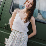 SORRENTO cami linen top - notPERFECTLINEN