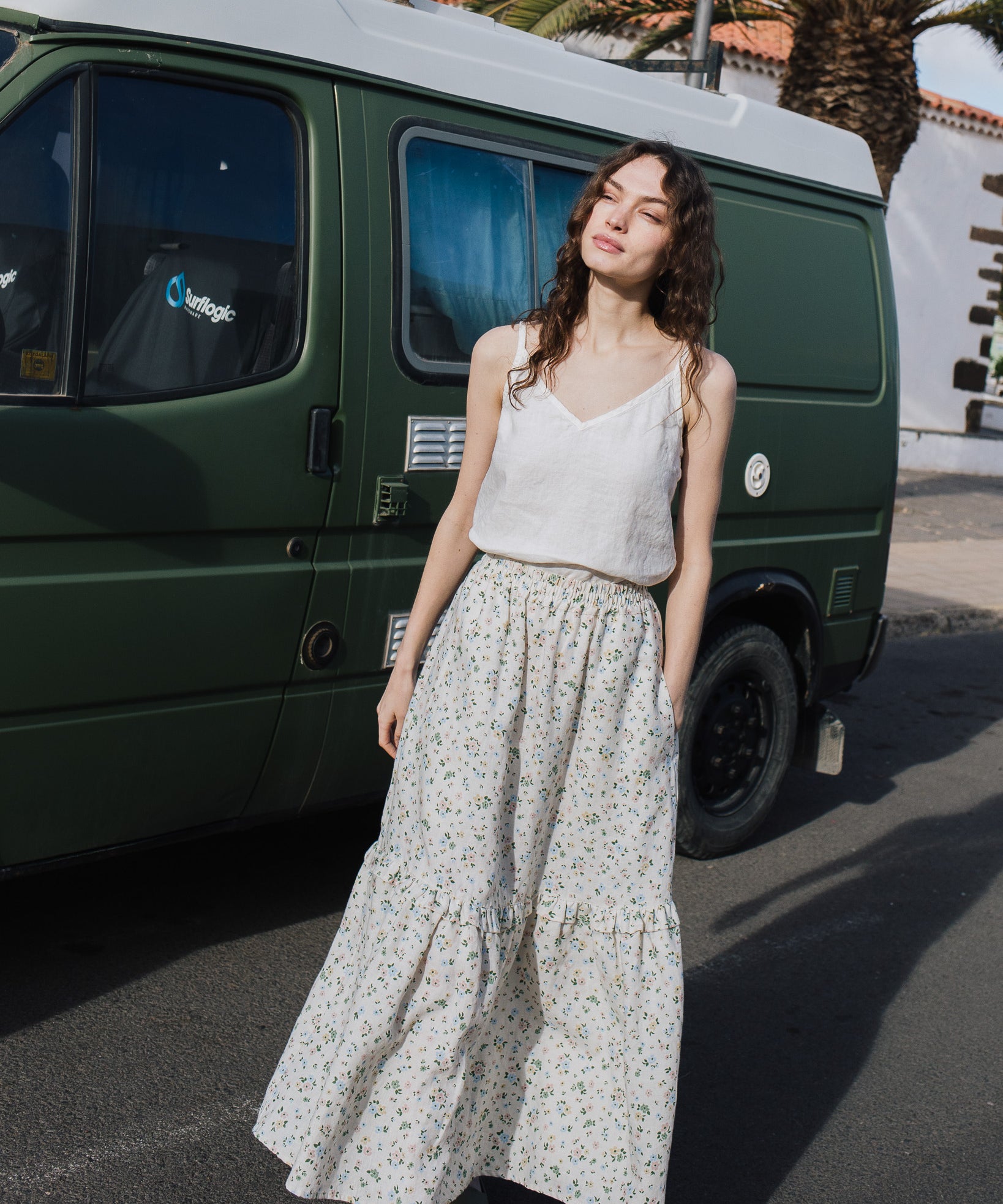 WILLOW maxi linen skirt - notPERFECTLINEN