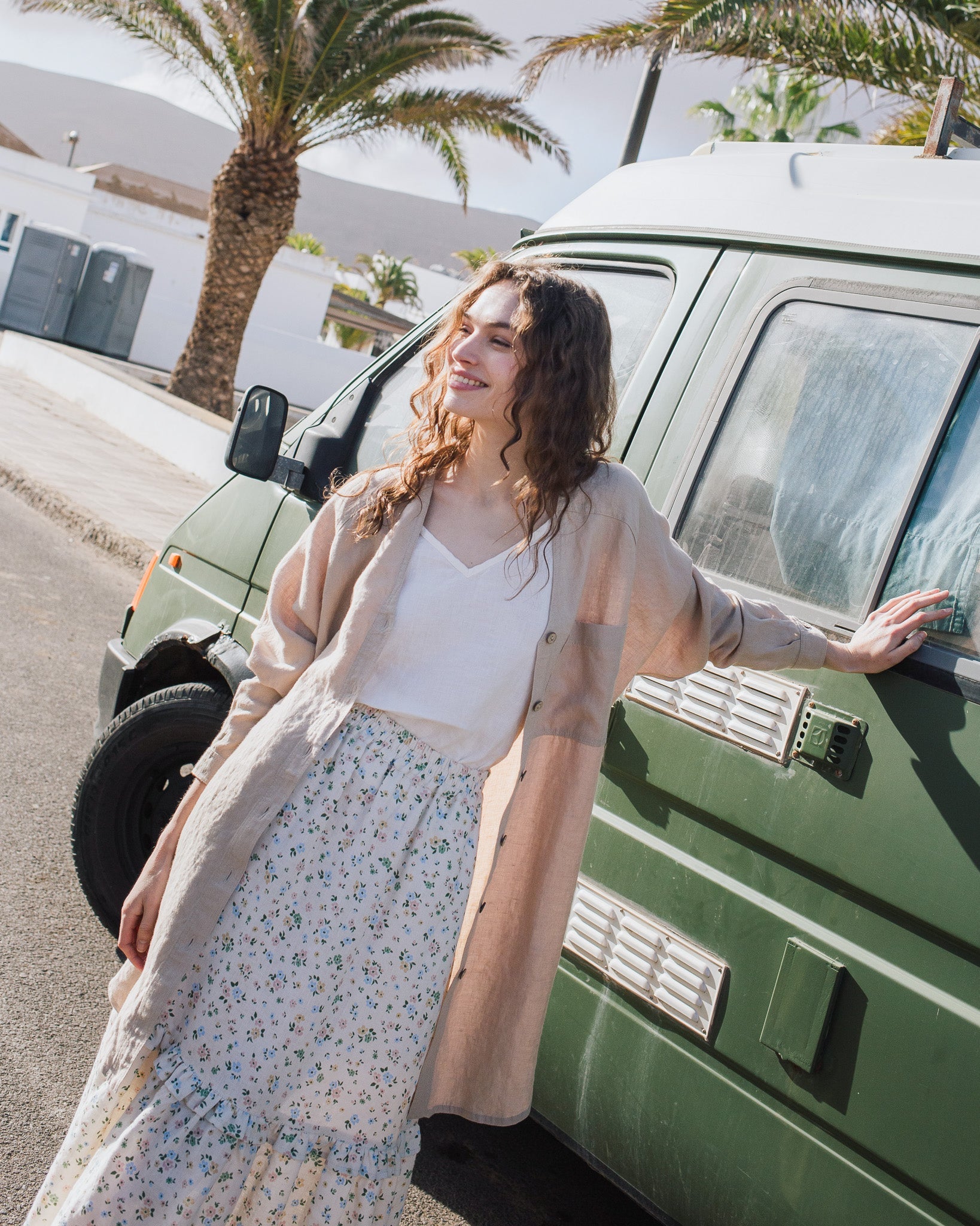 LIVORNO oversized linen shirt - notperfectlinen