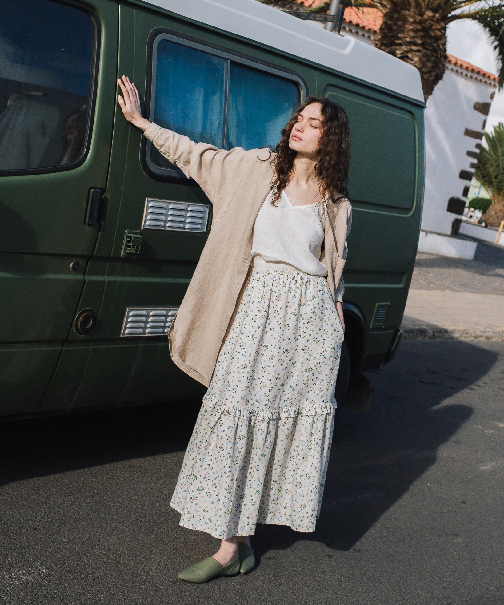 LIVORNO oversized linen shirt - notperfectlinen