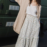 LIVORNO oversized linen shirt