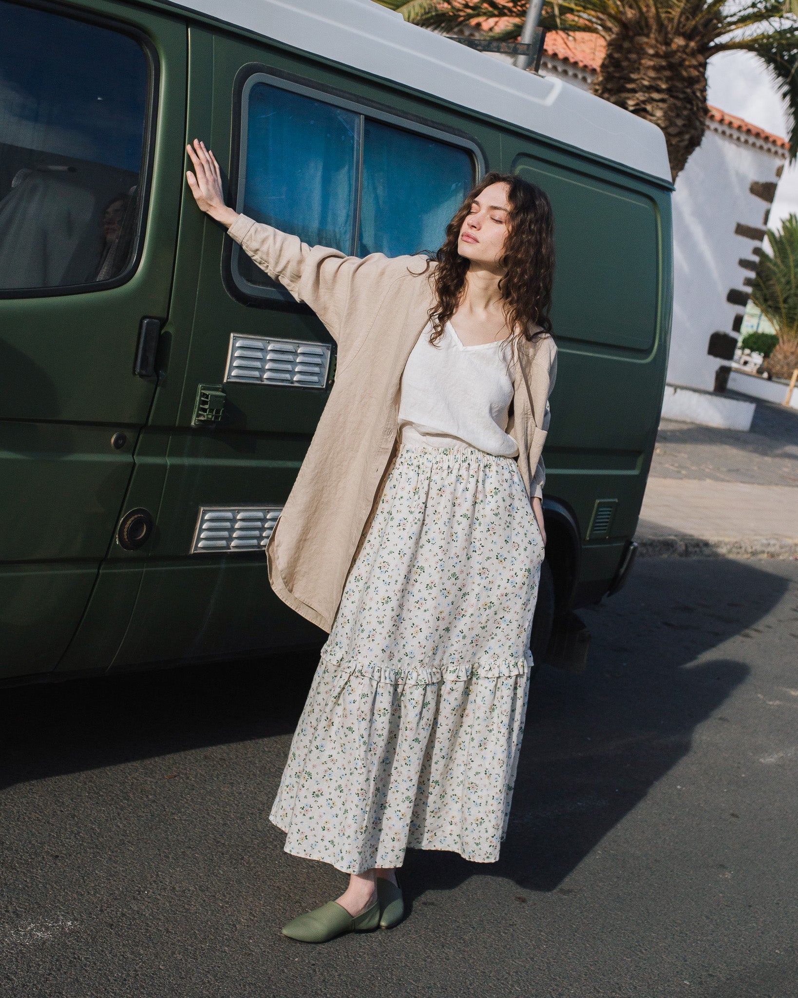 LIVORNO oversized linen shirt - notperfectlinen