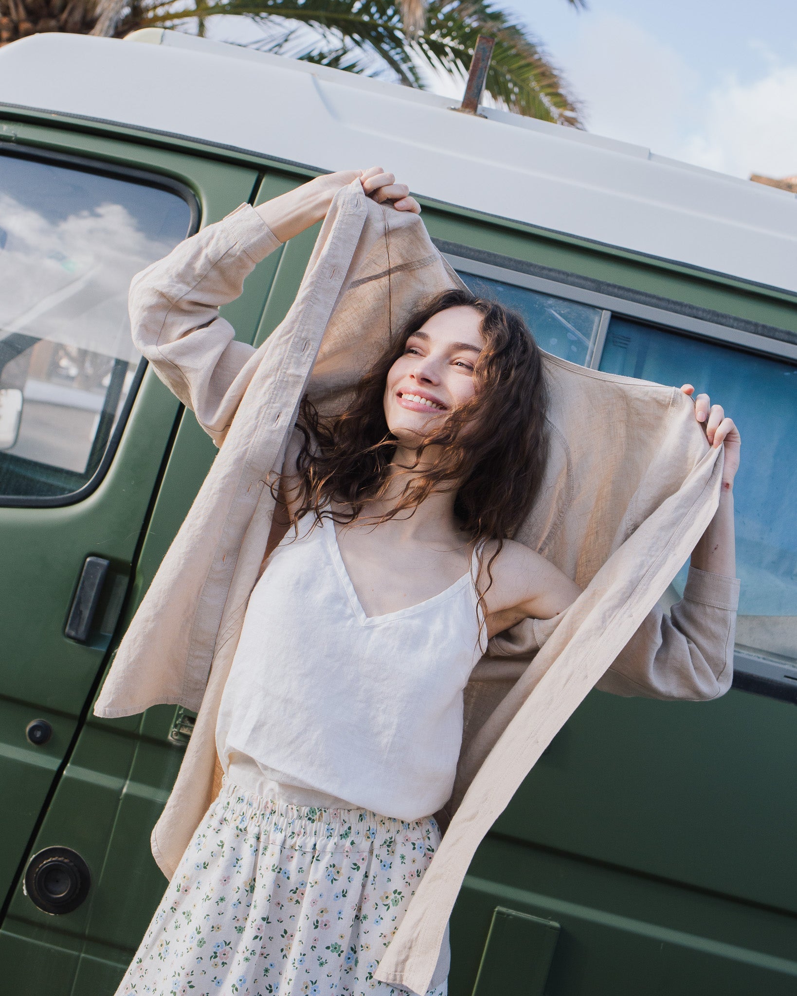 LIVORNO oversized linen shirt - notperfectlinen