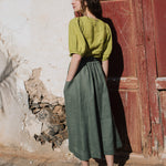 OIA gathered linen skirt - notperfectlinen