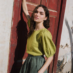 OIA gathered linen skirt - notperfectlinen