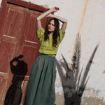 OIA gathered linen skirt - notperfectlinen