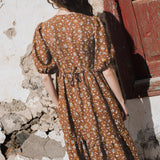 ELYSIAN V-neck linen dress - notperfectlinen