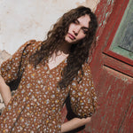 ELYSIAN V-neck linen dress - notperfectlinen