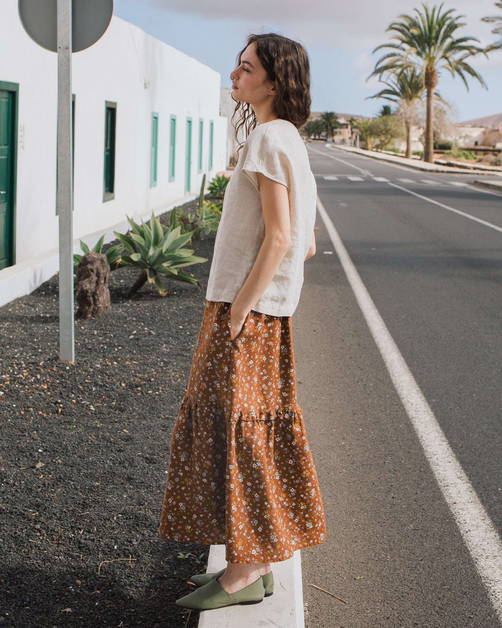 MALTA boxy linen top - notperfectlinen