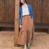 WILLOW maxi linen skirt