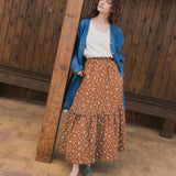 WILLOW maxi linen skirt