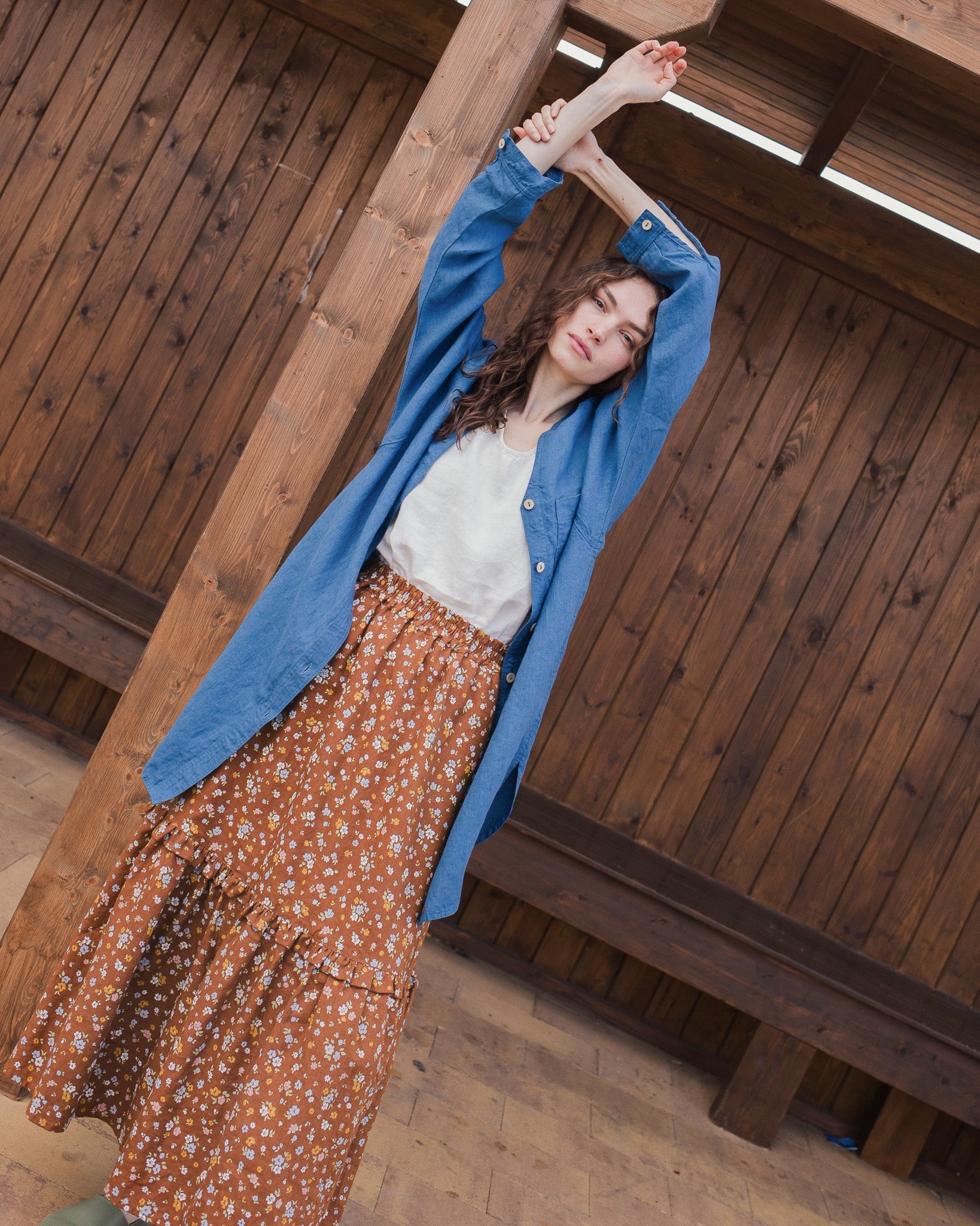 LIVORNO oversized linen shirt - notperfectlinen