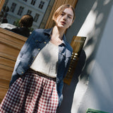 CALICO cropped linen jacket