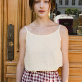 RIMINI cami linen top