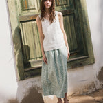 PORTO linen tank top - notperfectlinen