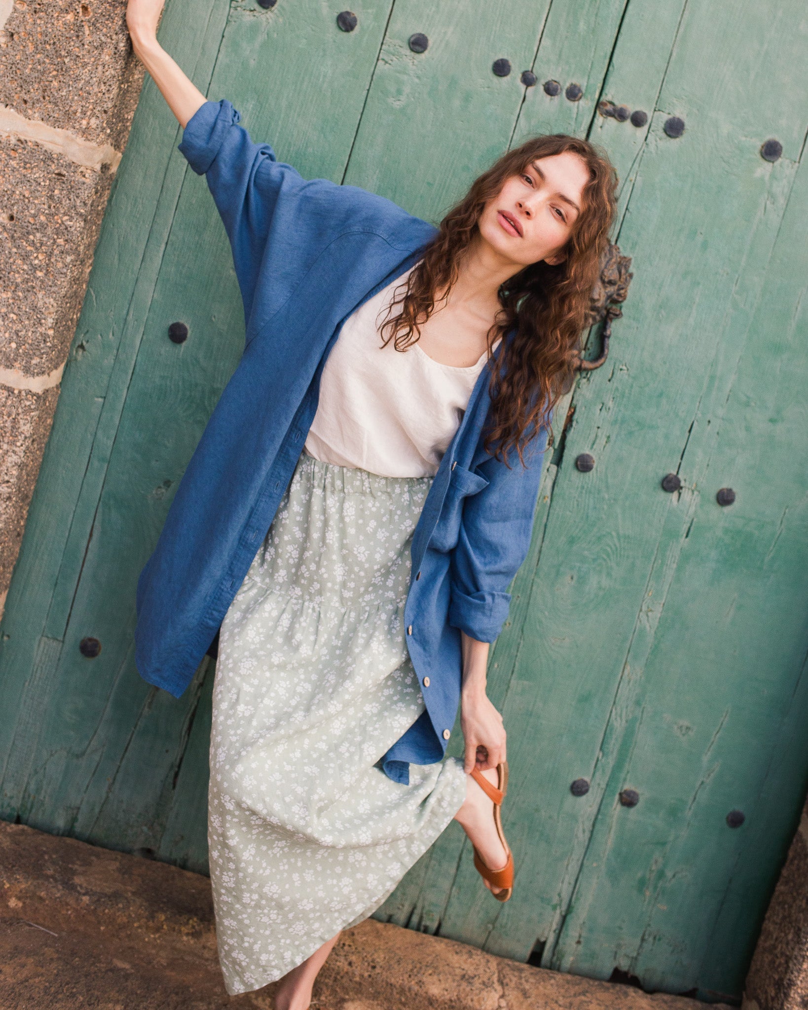 LIVORNO oversized linen shirt - notperfectlinen