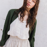 SION gathered linen skirt - notPERFECTLINEN