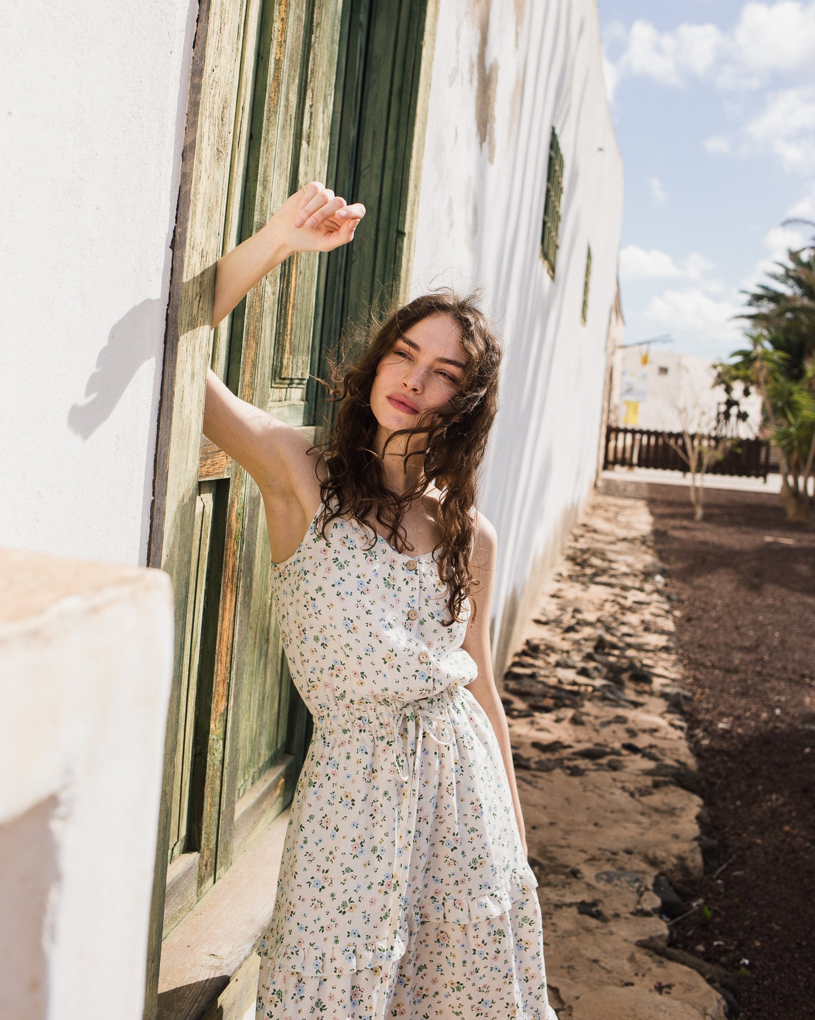 JULIETTE tiered slip linen dress - notperfectlinen